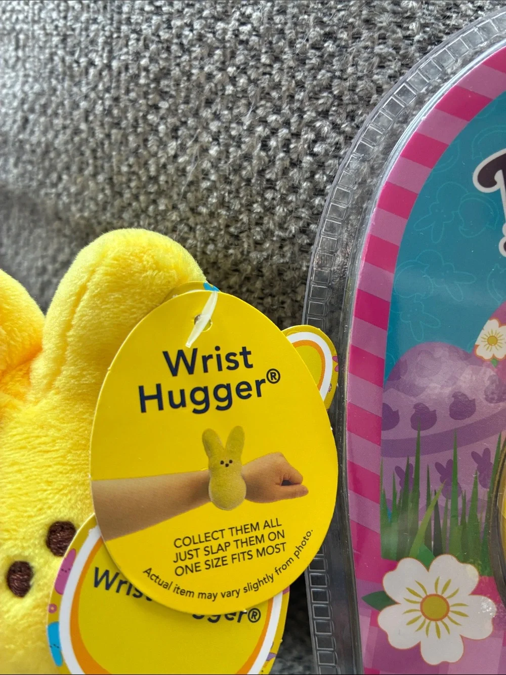 Peeps Kids Yellow Chick Lip Balm with Plush Wrist Hugger